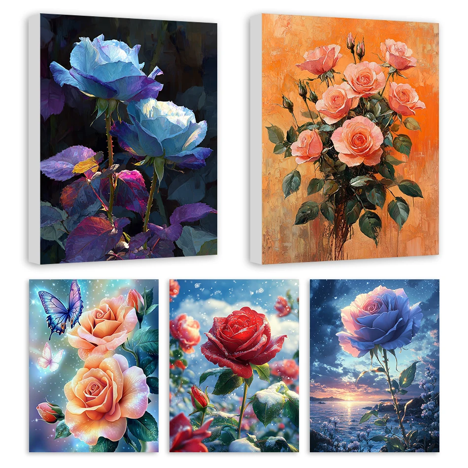 RUOPOTY Painting By Numbers Oil Color Markers Rose flowers Diy Drawing By Numbers Picture Handiwork Diy Crafts Watercolor Gifts
RUOPOTY Painting By Numbers Oil Color Markers Rose flowers Diy Drawing By Numbers Picture Handiwork Diy Crafts Watercolor Gifts
