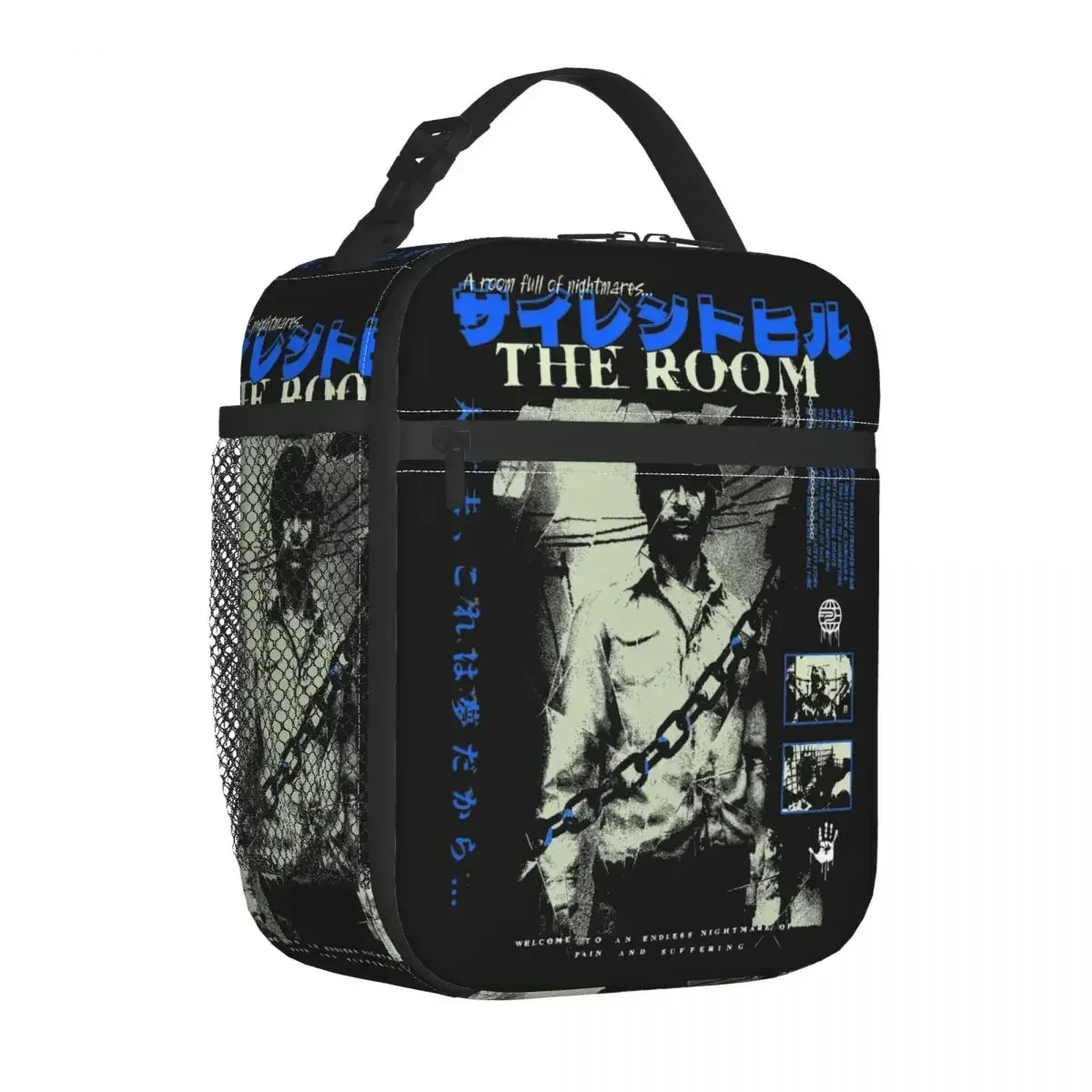 Термоизолированная сумка для обеда Silent Hill The Room для школы, игры ужасов, портативная коробка для бенто, холодильник, термокоробка для еды
Термоизолированная сумка для обеда Silent Hill The Room для школы, игры ужасов, портативная коробка для бенто, холодильник, термокоробка для еды