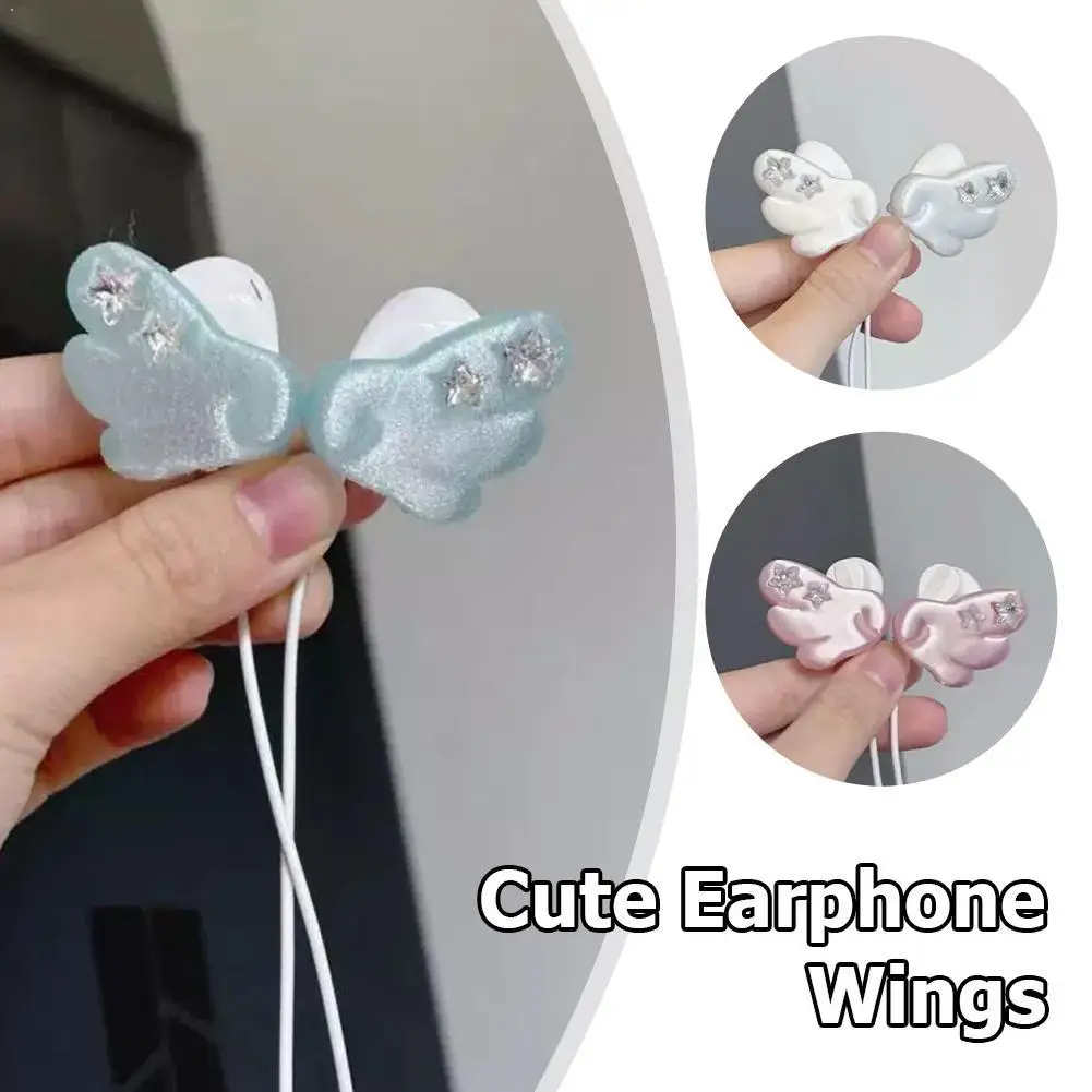 Kawaii 3D Wing Earphone Decoration for Wired Headphones Cute Angel Wings DIY Accessories Aesthetic Earbud Ornaments 1Pair
Kawaii 3D Wing Earphone Decoration for Wired Headphones Cute Angel Wings DIY Accessories Aesthetic Earbud Ornaments 1Pair