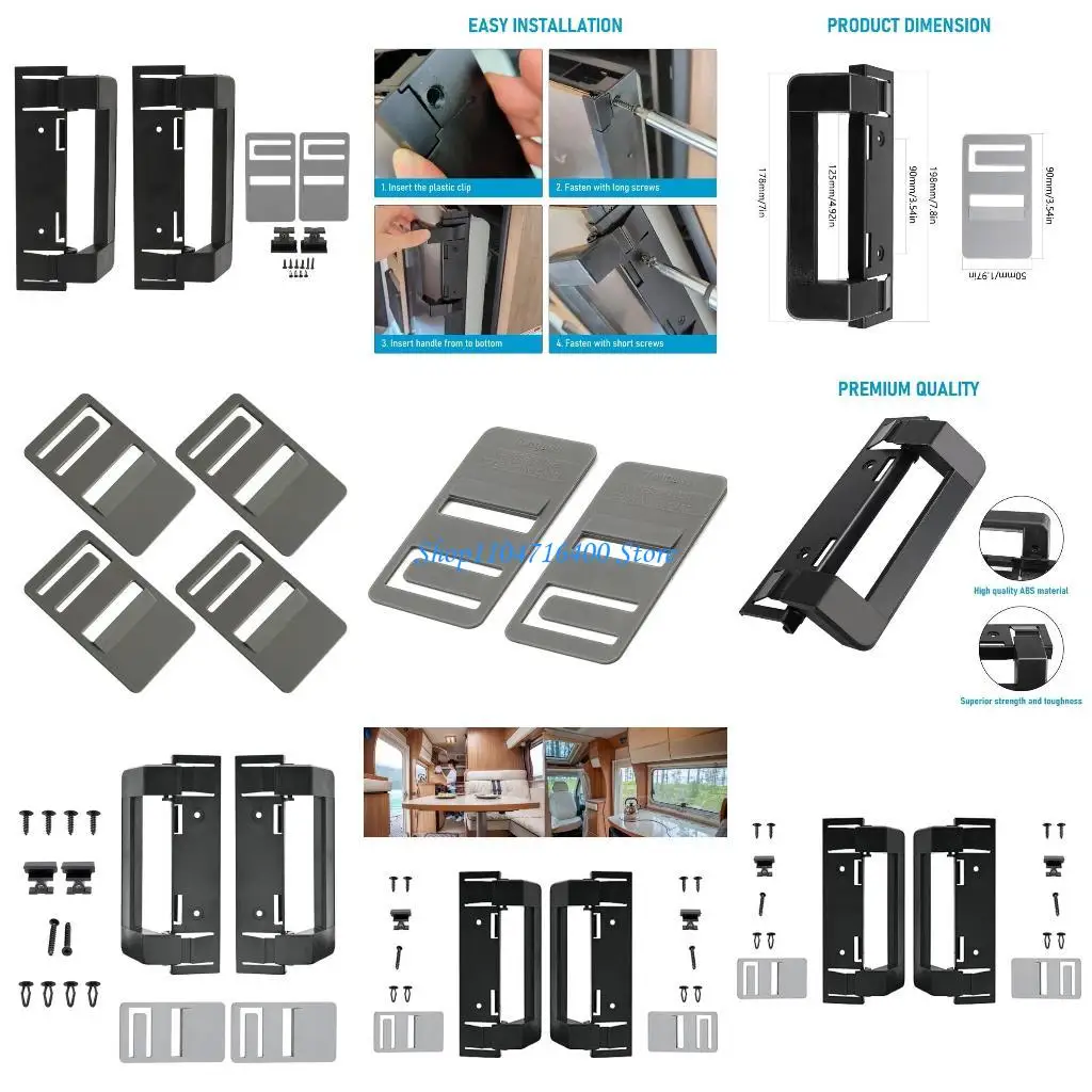 y1gd Campers Refrigerator Door Handle Replacement for Fridge DM2672 DM2682 DM2872 Fridge Door Latches Holder Grip
y1gd Campers Refrigerator Door Handle Replacement for Fridge DM2672 DM2682 DM2872 Fridge Door Latches Holder Grip