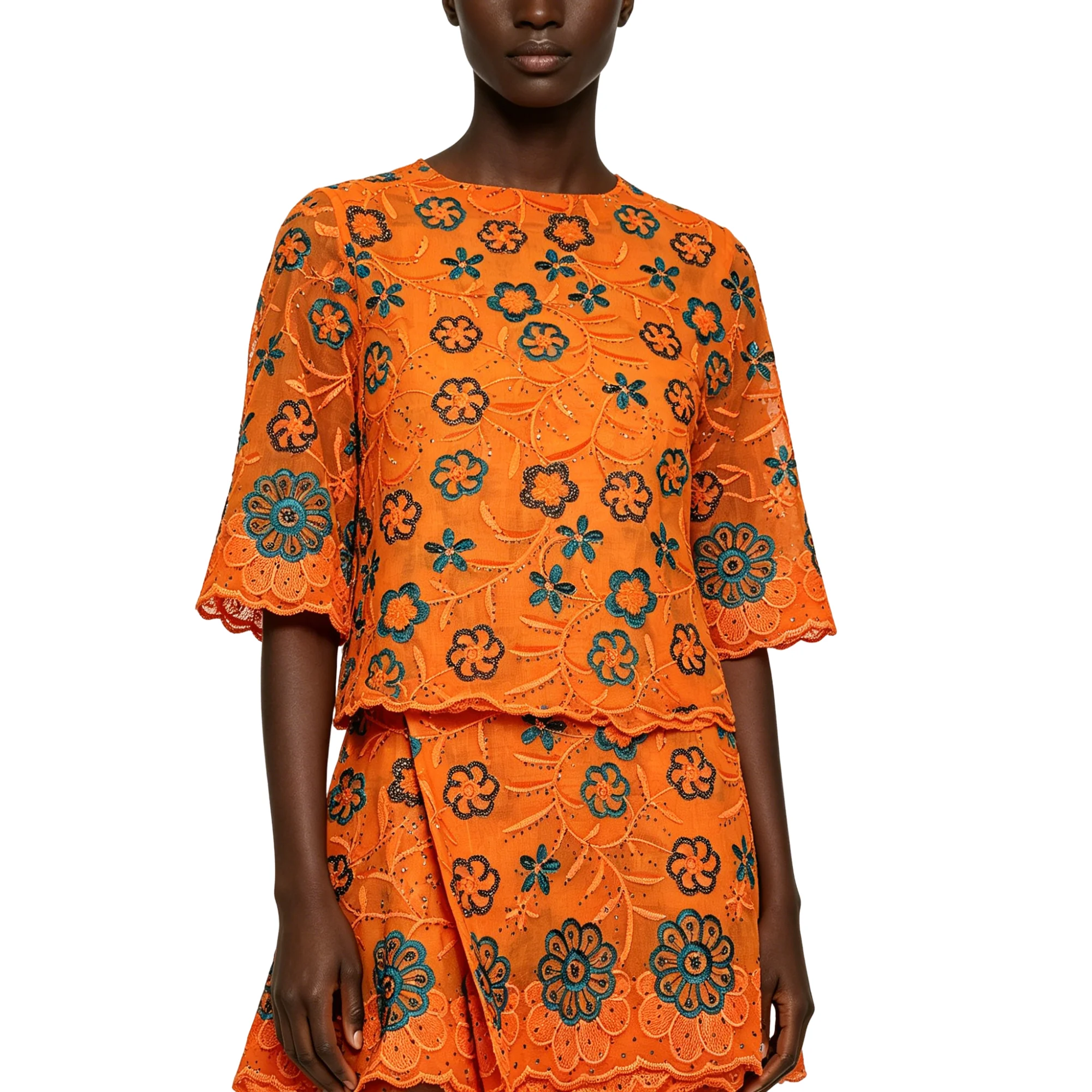 Orange 5+2 Yards With Scarf Swiss Stones Lace Fabric Lace Embroidery African Cotton Fabrics Swiss Voile lace Dubai Style Sewing
Orange 5+2 Yards With Scarf Swiss Stones Lace Fabric Lace Embroidery African Cotton Fabrics Swiss Voile lace Dubai Style Sewing