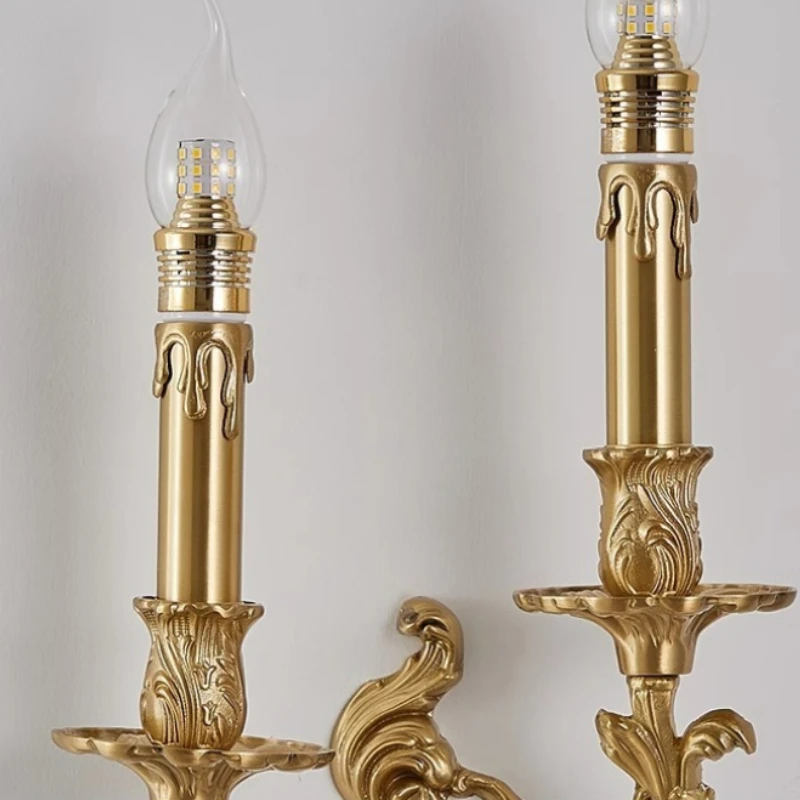 French Vintage Wall Lamps Copper Wall Lights Living Room Hotel Corridor Bedroom Staircase Luxurious Home Decoration Wall Sconces
French Vintage Wall Lamps Copper Wall Lights Living Room Hotel Corridor Bedroom Staircase Luxurious Home Decoration Wall Sconces