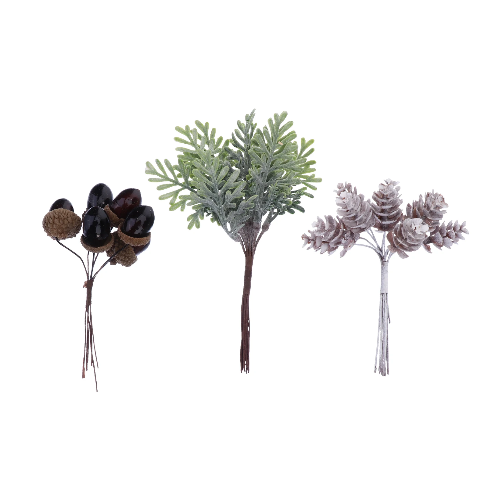 3 Pcs Artificial Bouquet Fake Branches Plastic Pine Cones Lifelike Christmas Decorations Leaf Flowers Holiday Wedding
3 Pcs Artificial Bouquet Fake Branches Plastic Pine Cones Lifelike Christmas Decorations Leaf Flowers Holiday Wedding