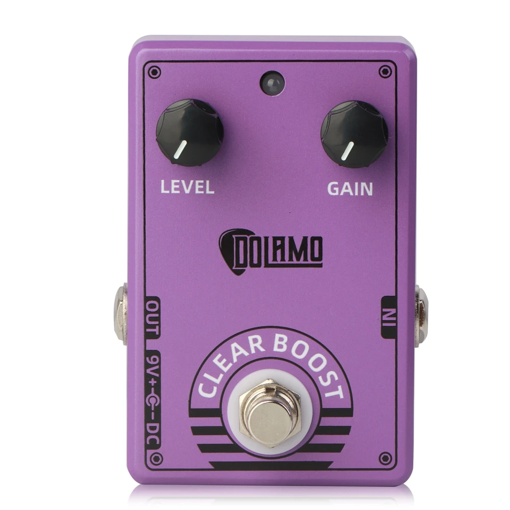 Dolamo D-6 Clear Boost Guitar Effect Pedal True Bypass Metal Shell Pedal Effect for Electric Guitar Bass Accessories Durable
Dolamo D-6 Clear Boost Guitar Effect Pedal True Bypass Metal Shell Pedal Effect for Electric Guitar Bass Accessories Durable