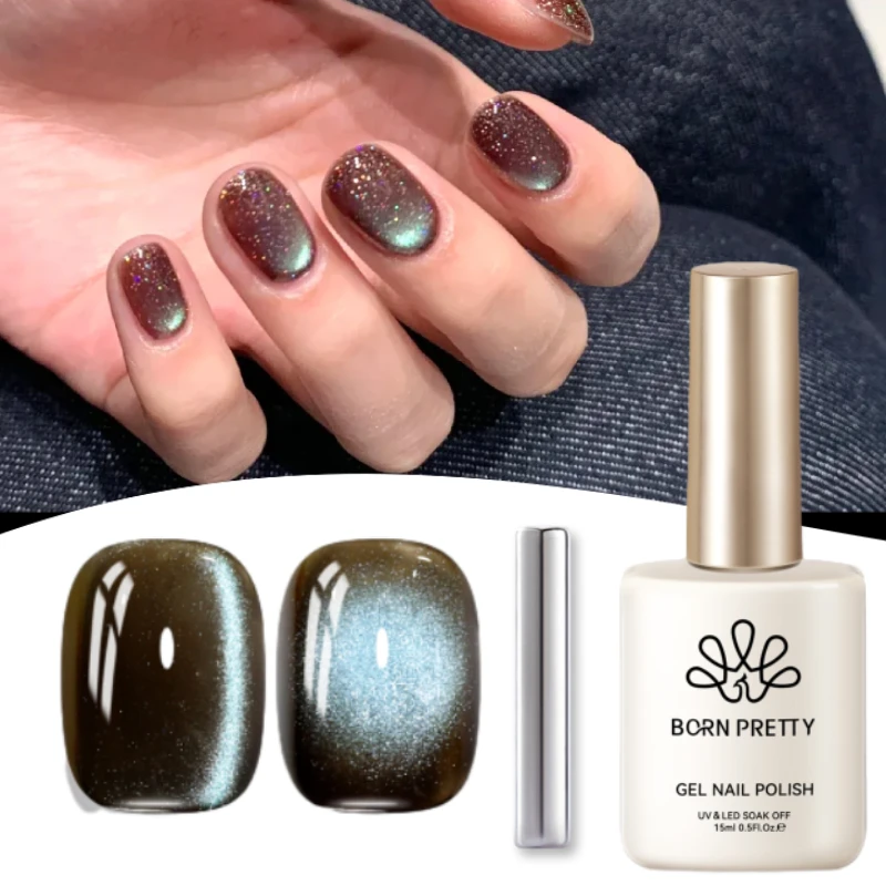 BORN PRETTY 15ml Mint Chocolate Gel Nail Polish Brown Blue Cat Magnetic Effect Soak Off UV LED Nail Art Salon DIY Manicure
BORN PRETTY 15ml Mint Chocolate Gel Nail Polish Brown Blue Cat Magnetic Effect Soak Off UV LED Nail Art Salon DIY Manicure
