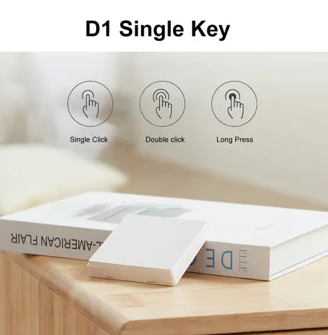Aqara Smart Wall Switch D1 Zigbee Wireless Key Light Button Wifi Remote Control Aqara Opple Switch Support Mijia APP HomeKit