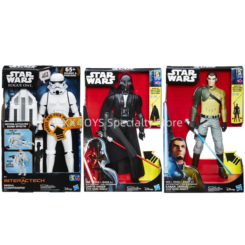 Hasbro Star Wars Interactive Imperial Stormtrooper Rebels Electronic Duel Kanan Jarrus Darth Vader Action Figures Holiday Gifts
Hasbro Star Wars Interactive Imperial Stormtrooper Rebels Electronic Duel Kanan Jarrus Darth Vader Action Figures Holiday Gifts