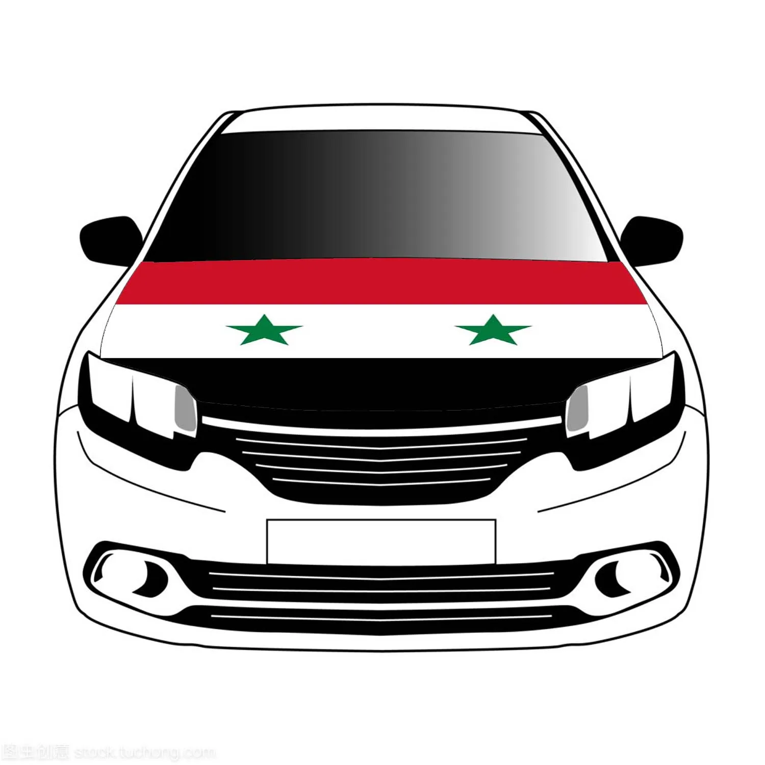 Syria flags car Hood cover flags 3.3x5ft/5x7ft 100%polyesterAdvanced sublimation printing car cover flag+triangle fastener
Syria flags car Hood cover flags 3.3x5ft/5x7ft 100%polyesterAdvanced sublimation printing car cover flag+triangle fastener