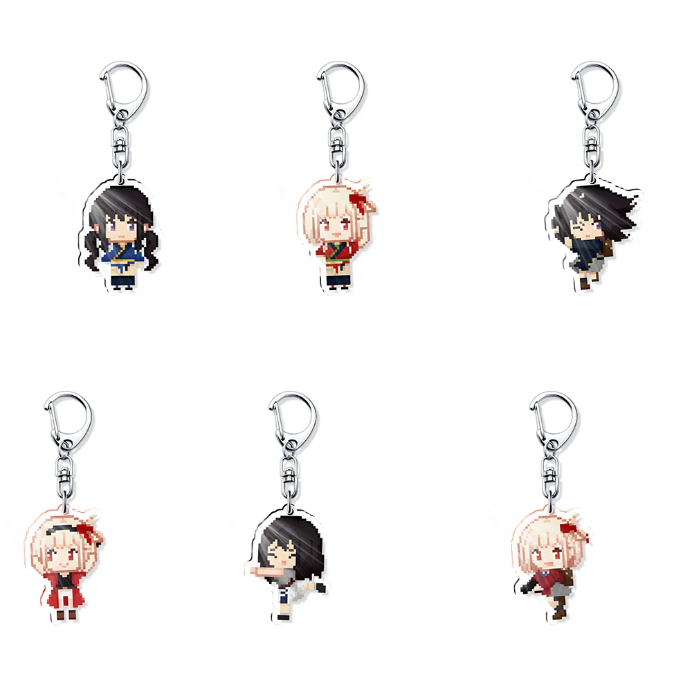 Anime Lycoris Recoil 6cm Acrylic Keychain Chisato Nishikigi Takina Inoue Backpack Pendant Accessories Decor Gifts Birthday Gift
Anime Lycoris Recoil 6cm Acrylic Keychain Chisato Nishikigi Takina Inoue Backpack Pendant Accessories Decor Gifts Birthday Gift
