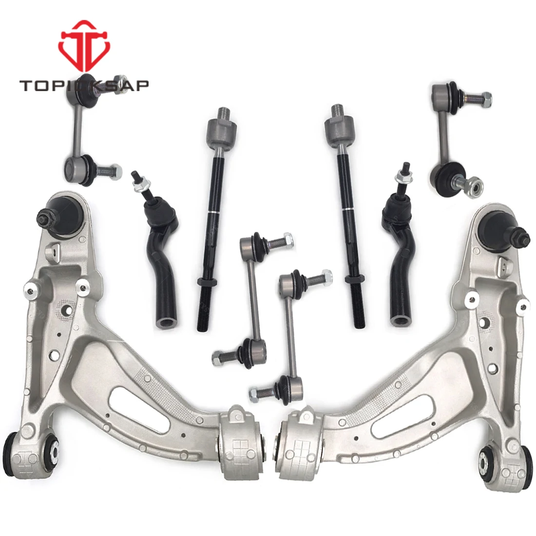 TOPICKSAP 10pcs Suspension Kit Front Lower Control Arm Tie Rod End Rear Stabilizer Sway Bar for Cadillac CTS 2003 - 2006 2007
TOPICKSAP 10pcs Suspension Kit Front Lower Control Arm Tie Rod End Rear Stabilizer Sway Bar for Cadillac CTS 2003 - 2006 2007