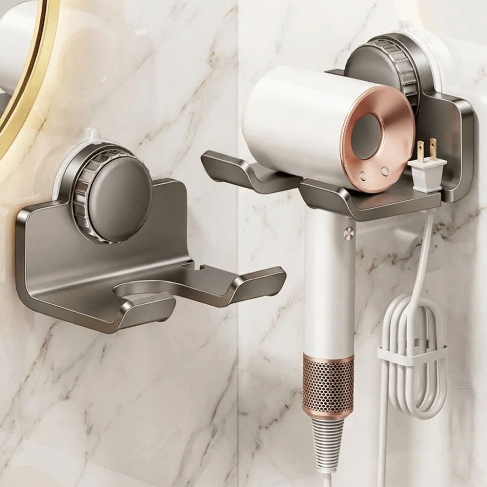 Space Aluminum Suction Cup Hair Dryer Holder Wall Mounted Punch Free Hair Blow Dryer Holder Space Saving Removable
Space Aluminum Suction Cup Hair Dryer Holder Wall Mounted Punch Free Hair Blow Dryer Holder Space Saving Removable