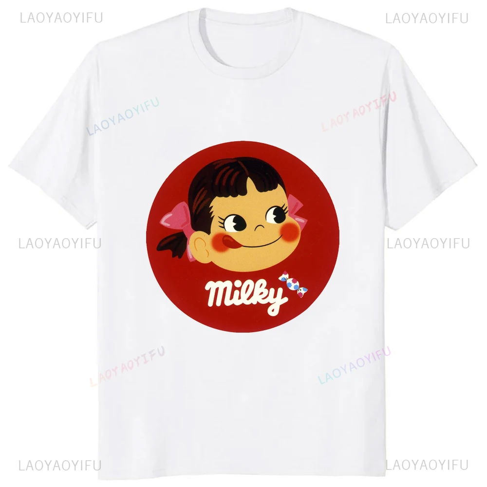 Japanese Kawaii Punk Retro Milk Peko-chan Printed Tshirt Harajuku Y2k Casual Fashion Women T Shirt Hipster Hip Hop Summer Tees 
Japanese Kawaii Punk Retro Milk Peko-chan Printed Tshirt Harajuku Y2k Casual Fashion Women T Shirt Hipster Hip Hop Summer Tees