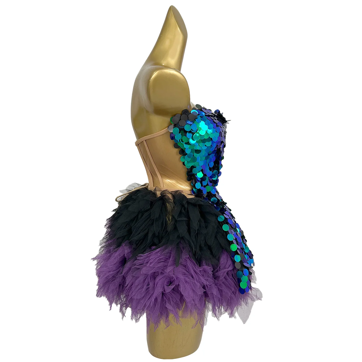 Sparkly Sequins Strapless Tops Mini Skirt 2Pieces Set for Women Birthday Party Wear Hot Girls Event Dance Show Sexy Short Dress
Sparkly Sequins Strapless Tops Mini Skirt 2Pieces Set for Women Birthday Party Wear Hot Girls Event Dance Show Sexy Short Dress