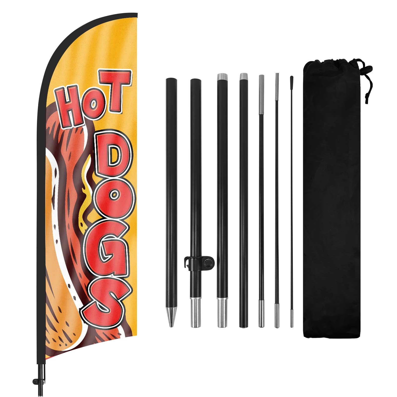 FSFLAG 1 шт. 280 см флаг с перьями Hot Dogs2 с флагштоком, рекламный уличный баннер, украшение для бизнеса и магазина
FSFLAG 1 шт. 280 см флаг с перьями Hot Dogs2 с флагштоком, рекламный уличный баннер, украшение для бизнеса и магазина