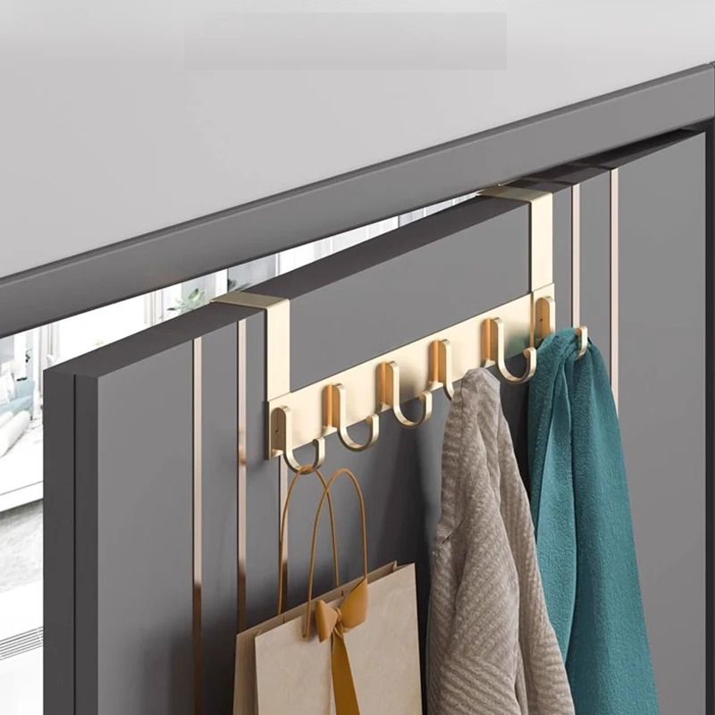 Punch Free Hooks Over The Door 6 Hooks Clothes Coat Hat Towel Hanger Home Organizer Rack Bathroom Kitchen Accessories Holder
Punch Free Hooks Over The Door 6 Hooks Clothes Coat Hat Towel Hanger Home Organizer Rack Bathroom Kitchen Accessories Holder