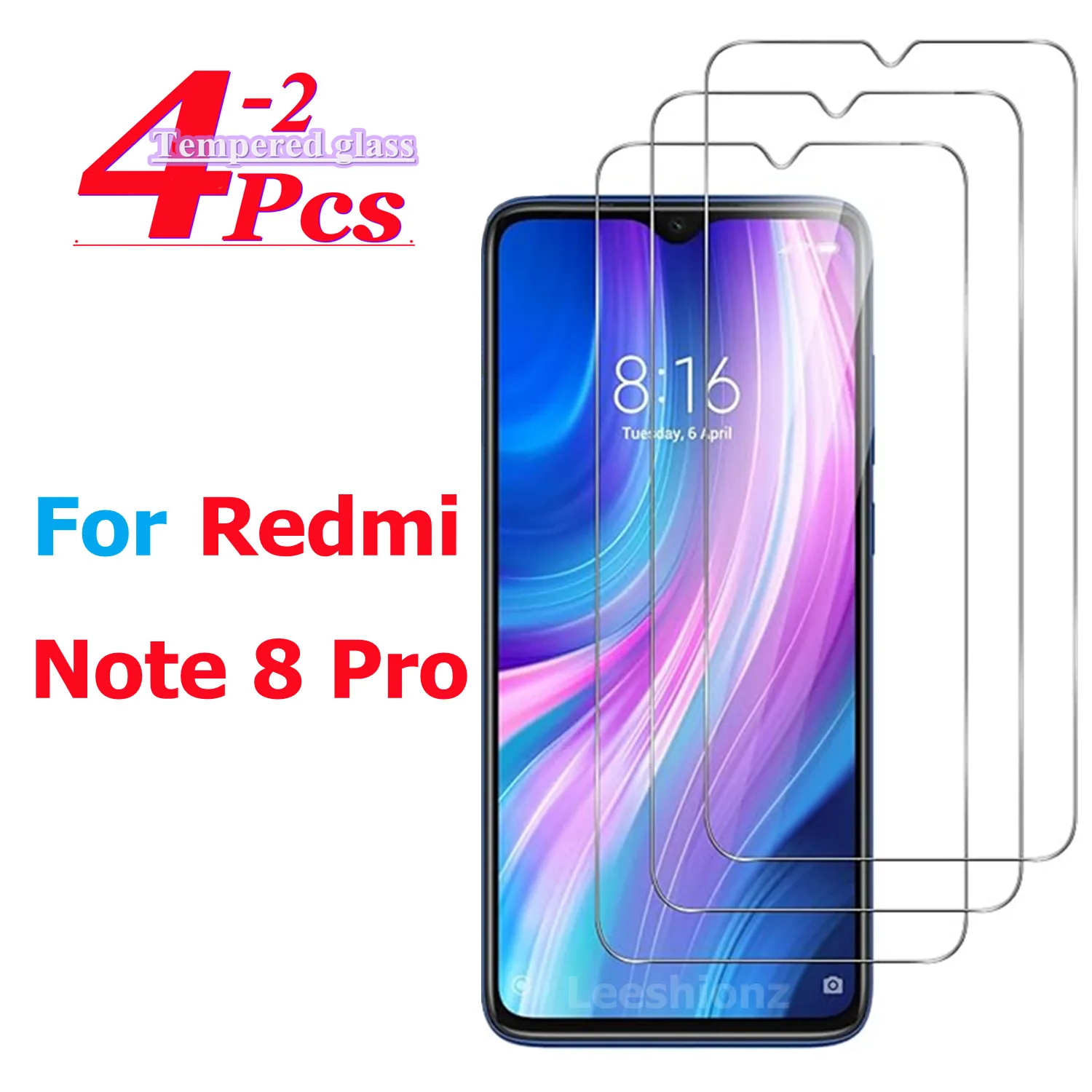 2/4 piece of glass film suitable For Xiaomi Redmi Note 8 Pro tempered glass high-definition anti drop screen protector
2/4 piece of glass film suitable For Xiaomi Redmi Note 8 Pro tempered glass high-definition anti drop screen protector