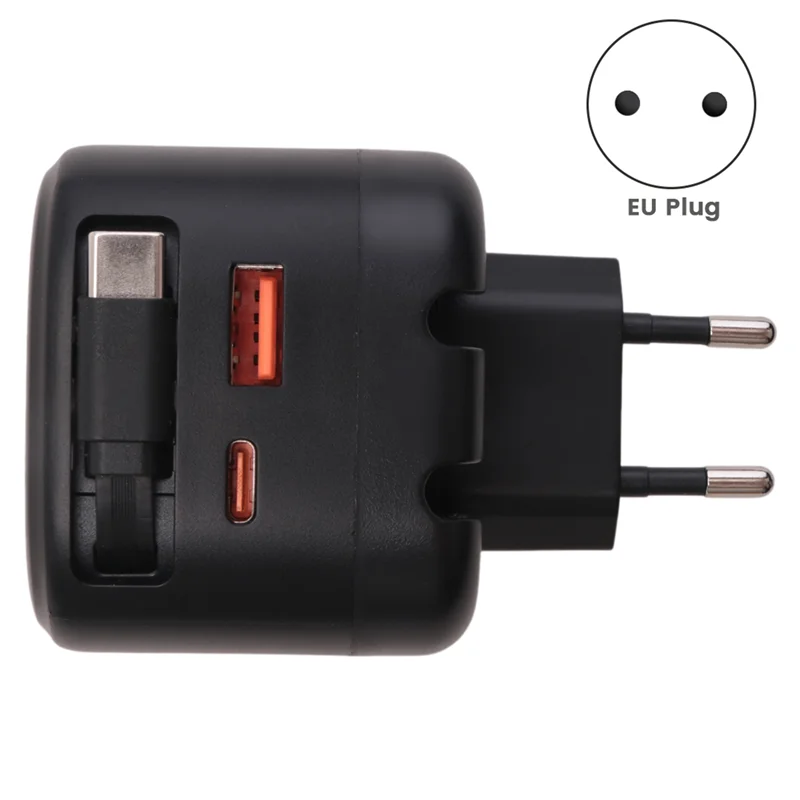 Well Made-USB TYPEC Retractable Line Charger 35W Fast Charge PD Lithium Battery Charger Travel Adapter Suitable For Phone EU Plu
Well Made-USB TYPEC Retractable Line Charger 35W Fast Charge PD Lithium Battery Charger Travel Adapter Suitable For Phone EU Plu