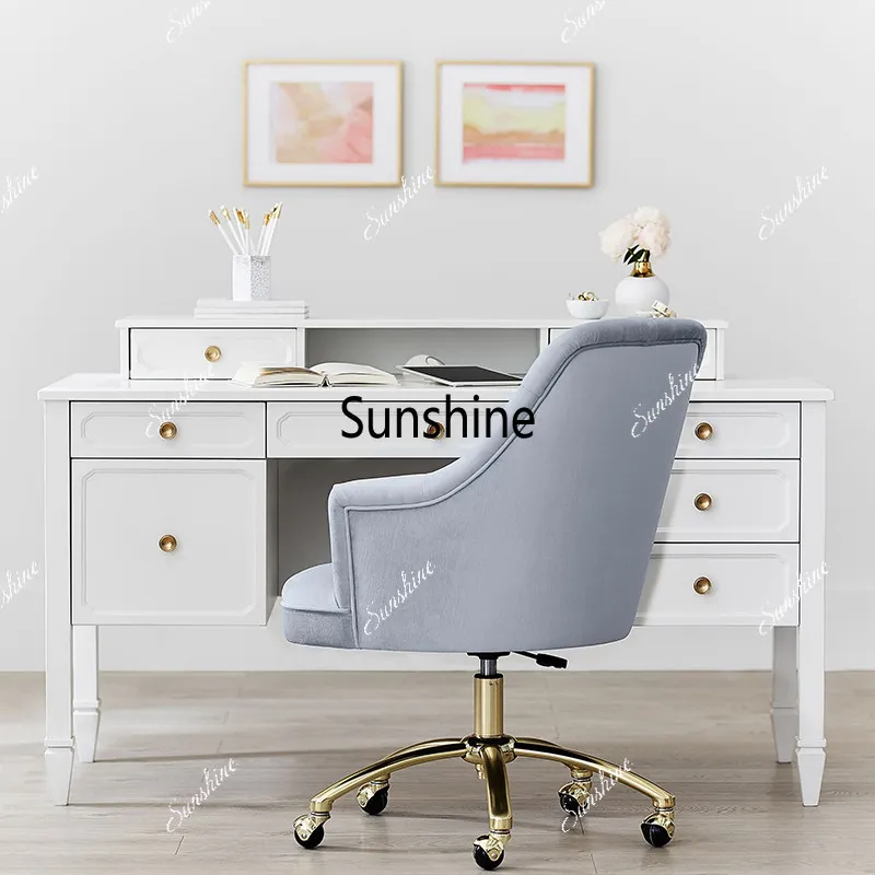 American-style minimalist solid wood desk, small apartment, modern desk, bedroom
American-style minimalist solid wood desk, small apartment, modern desk, bedroom