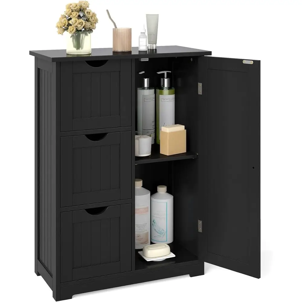 Space-Saving 3-Shelf Freestanding Storage Cabinet with Single Door, Adjustable Shelves, Ideal for Bathroom and Home Office, 23.5
Space-Saving 3-Shelf Freestanding Storage Cabinet with Single Door, Adjustable Shelves, Ideal for Bathroom and Home Office, 23.5