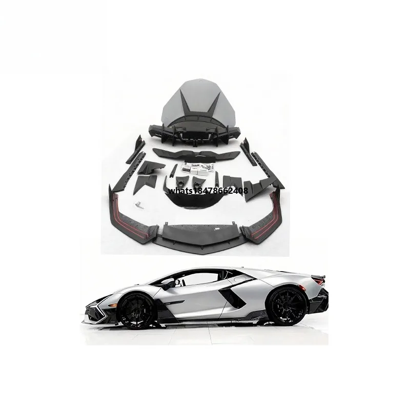 For Revuelto Mansor Full Set Carbon Front Lip Side Skirt Hood Rear Diffuser 3K Twill Glossy/Matt Finish Easy Body Kits
For Revuelto Mansor Full Set Carbon Front Lip Side Skirt Hood Rear Diffuser 3K Twill Glossy/Matt Finish Easy Body Kits
