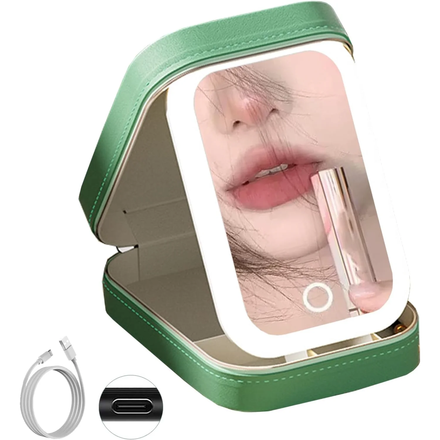 Travel Makeup Bag with LED Mirror, USB Rechargeable LED Mirror Cosmetic Makeup Bag,Travel Makeup Case with Led Mirror, Portable
Travel Makeup Bag with LED Mirror, USB Rechargeable LED Mirror Cosmetic Makeup Bag,Travel Makeup Case with Led Mirror, Portable