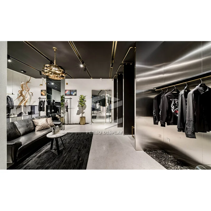 2025customized.Men's Clothes Shop Interior Design Retail Clothing Store Furniture Clothing Display Racks
2025customized.Men's Clothes Shop Interior Design Retail Clothing Store Furniture Clothing Display Racks