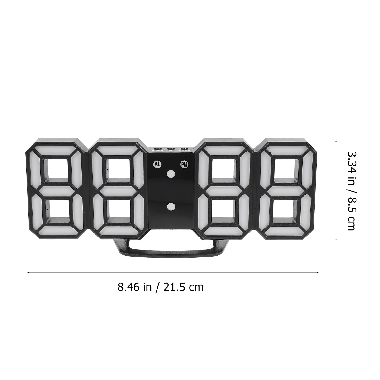 3D Led Digital Wall Clock Black Red Large Display Auto Brightness Super Bright For Home Decor Alarm Clock Timer
3D Led Digital Wall Clock Black Red Large Display Auto Brightness Super Bright For Home Decor Alarm Clock Timer