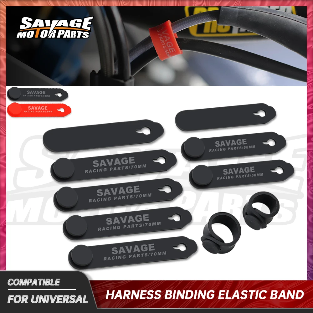 Universal Throttle Clutch Cables Tubing Wires Fixing Tension Strap Tie Down Bandage Motorcycle Accessories Harness Elastic Band
Universal Throttle Clutch Cables Tubing Wires Fixing Tension Strap Tie Down Bandage Motorcycle Accessories Harness Elastic Band