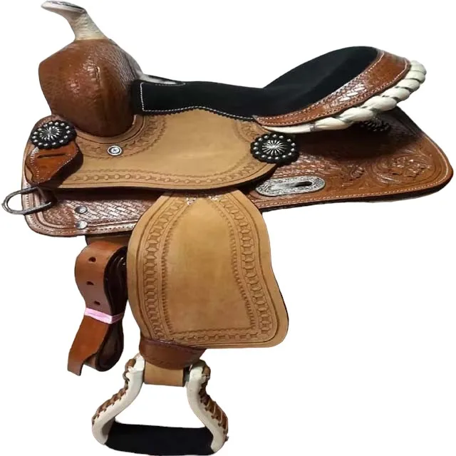 Handmade Premium Quality Leather Western Barrel Racing Horse Saddle Trail Custom Size Design Color With All Accessories Included
Handmade Premium Quality Leather Western Barrel Racing Horse Saddle Trail Custom Size Design Color With All Accessories Included