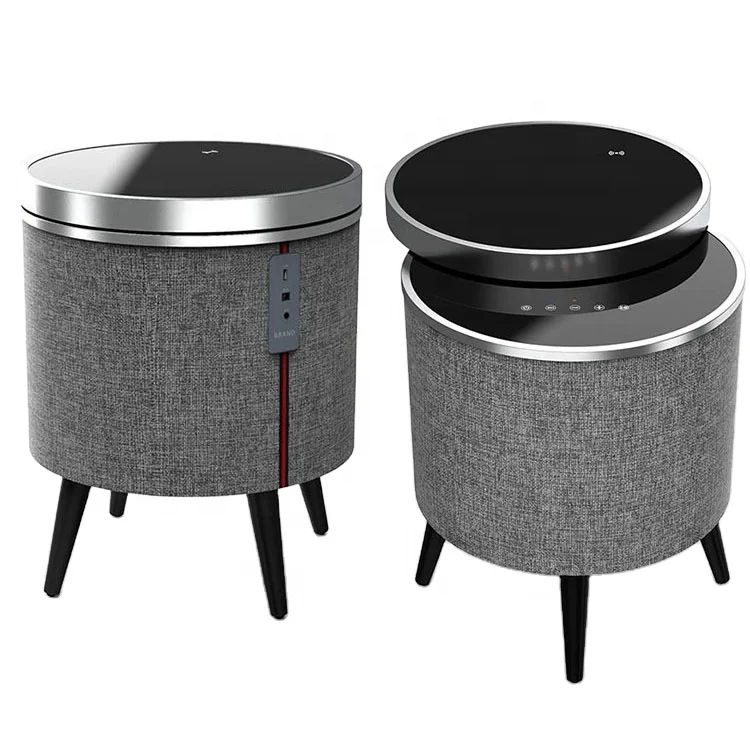 Glass Black Circular Speaker Charging Side Coffee Table TWS AUX Subwoofer Smart Music Furniture 2.1 Speaker Bluetooth Speakers
Glass Black Circular Speaker Charging Side Coffee Table TWS AUX Subwoofer Smart Music Furniture 2.1 Speaker Bluetooth Speakers