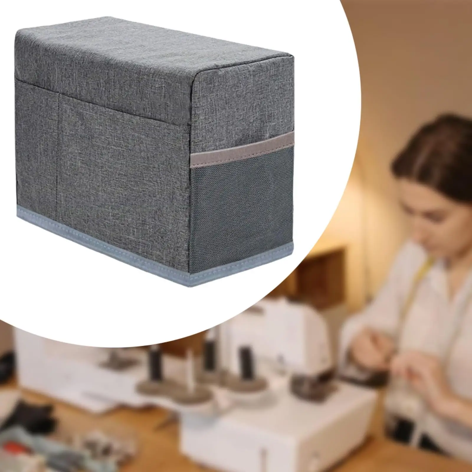 Polyester Dust Cover for Sewing Machine with Pockets Fits Standard Tailoring Machines and Sewing Accessories Storage
Polyester Dust Cover for Sewing Machine with Pockets Fits Standard Tailoring Machines and Sewing Accessories Storage