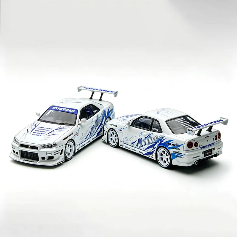 TimeMicro 1:64 Scale Skyline GT-R R34 Alloy Car Model Simulation Toy Collection souvenirs Gift static ornaments
TimeMicro 1:64 Scale Skyline GT-R R34 Alloy Car Model Simulation Toy Collection souvenirs Gift static ornaments