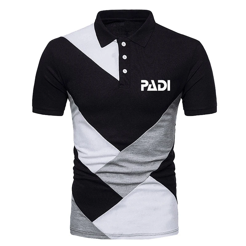 Summer Men's Scuba Driver Padi Logo Print Solid Color Classic Lapel Collar Breathable Handsome High Street Slim Polo Shirts
Summer Men's Scuba Driver Padi Logo Print Solid Color Classic Lapel Collar Breathable Handsome High Street Slim Polo Shirts