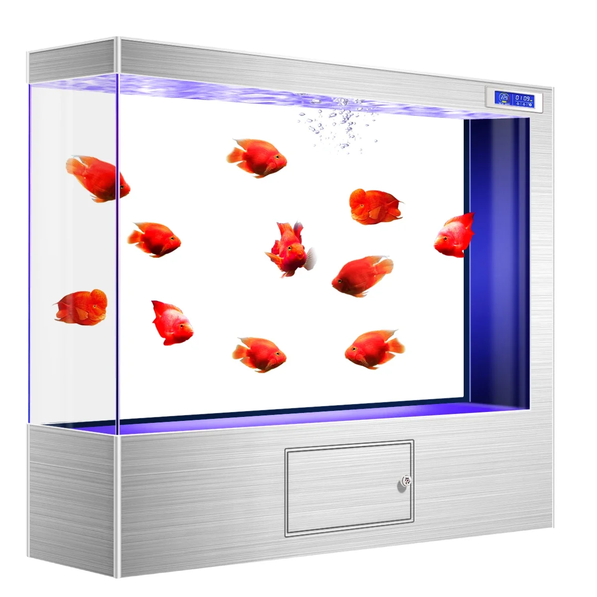 2022 new ultra-white glass fish tank, living room, household small water-free entrance screen partition special goldfish tank
2022 new ultra-white glass fish tank, living room, household small water-free entrance screen partition special goldfish tank