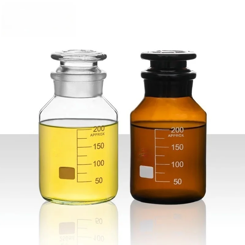 Wide-Mouth Bottles Brown Borosilicate Glass Reagent 500ml - Graduated Clear Lab BottlesPrecision Markings JVLAB
Wide-Mouth Bottles Brown Borosilicate Glass Reagent 500ml - Graduated Clear Lab BottlesPrecision Markings JVLAB