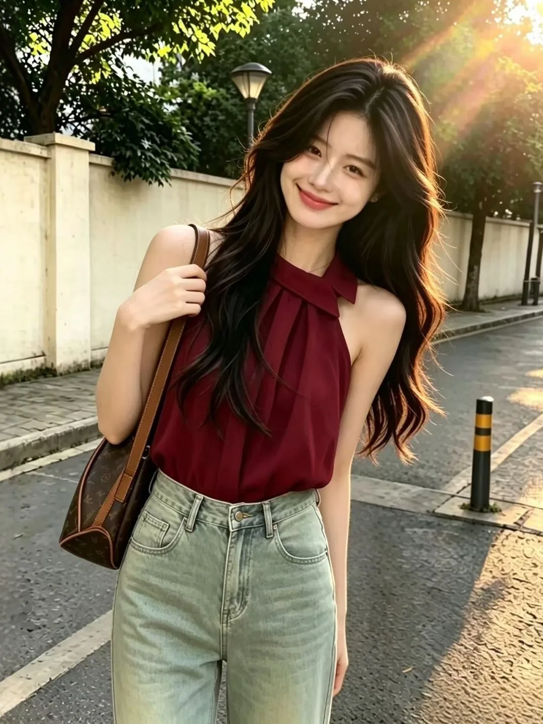 Red Off-Shoulder Hanging Neck Sleeveless Shirt Women Summer Sexy Spicy Vest Retro Lazy Style Outerwear New Top Korean Style
Red Off-Shoulder Hanging Neck Sleeveless Shirt Women Summer Sexy Spicy Vest Retro Lazy Style Outerwear New Top Korean Style