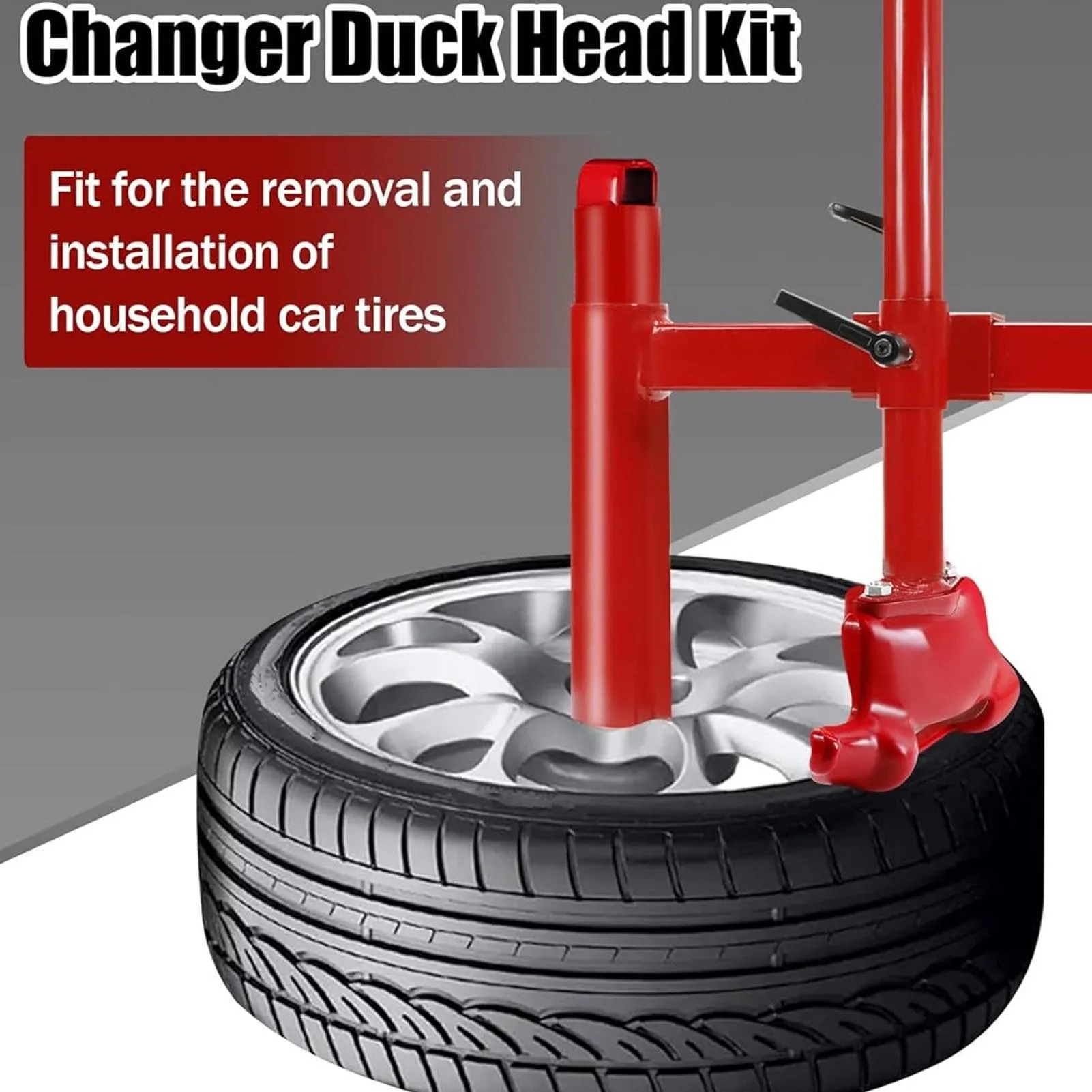 Manual Tire Changer Kit Manual Tire Changer Duck Head Kit Upgrade for Most Car Tires 16-21in Alloy Steel Without Silver Cone
Manual Tire Changer Kit Manual Tire Changer Duck Head Kit Upgrade for Most Car Tires 16-21in Alloy Steel Without Silver Cone