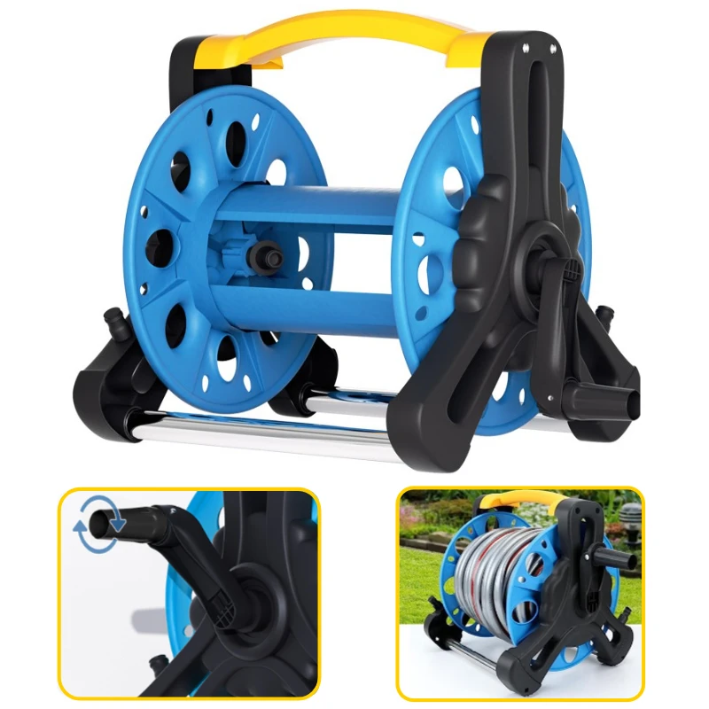 Катушки для садовых шлангов с ручкой, легкий держатель для водяного шланга для газона, заднего двора, патио, автомойки, фермы, парка, садовый инструмент
Катушки для садовых шлангов с ручкой, легкий держатель для водяного шланга для газона, заднего двора, патио, автомойки, фермы, парка, садовый инструмент