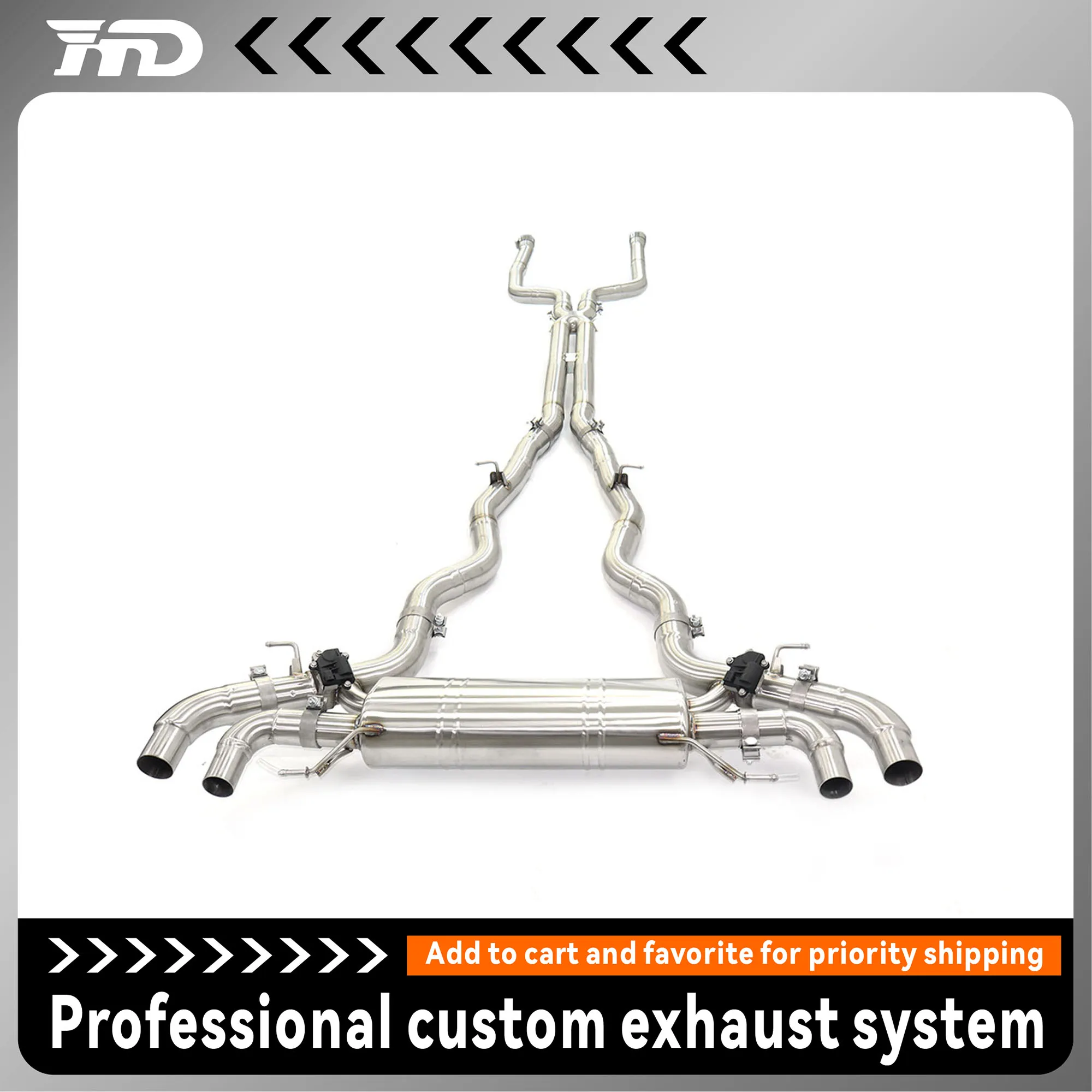 HMD Exhaust System High Flow Performance catback for BMW 550i 650i 750i F10 F06 F12 F13 F02 4.4T N63 Engine
HMD Exhaust System High Flow Performance catback for BMW 550i 650i 750i F10 F06 F12 F13 F02 4.4T N63 Engine