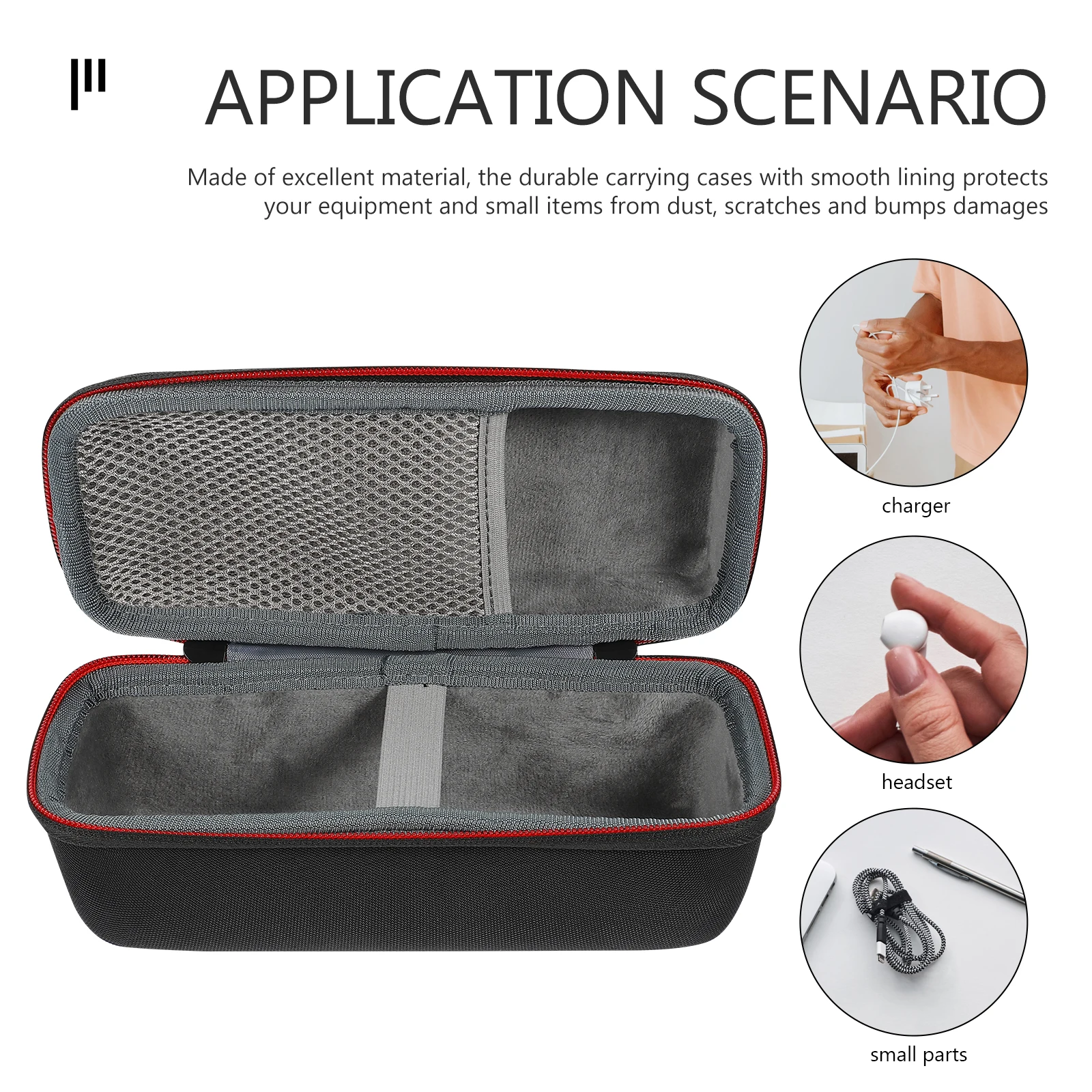 EVA Nylon Wireless Speaker Storage Case Protective ganizer Bag Portable Dustproof Scratch Resistant Lightweight Container
EVA Nylon Wireless Speaker Storage Case Protective ganizer Bag Portable Dustproof Scratch Resistant Lightweight Container