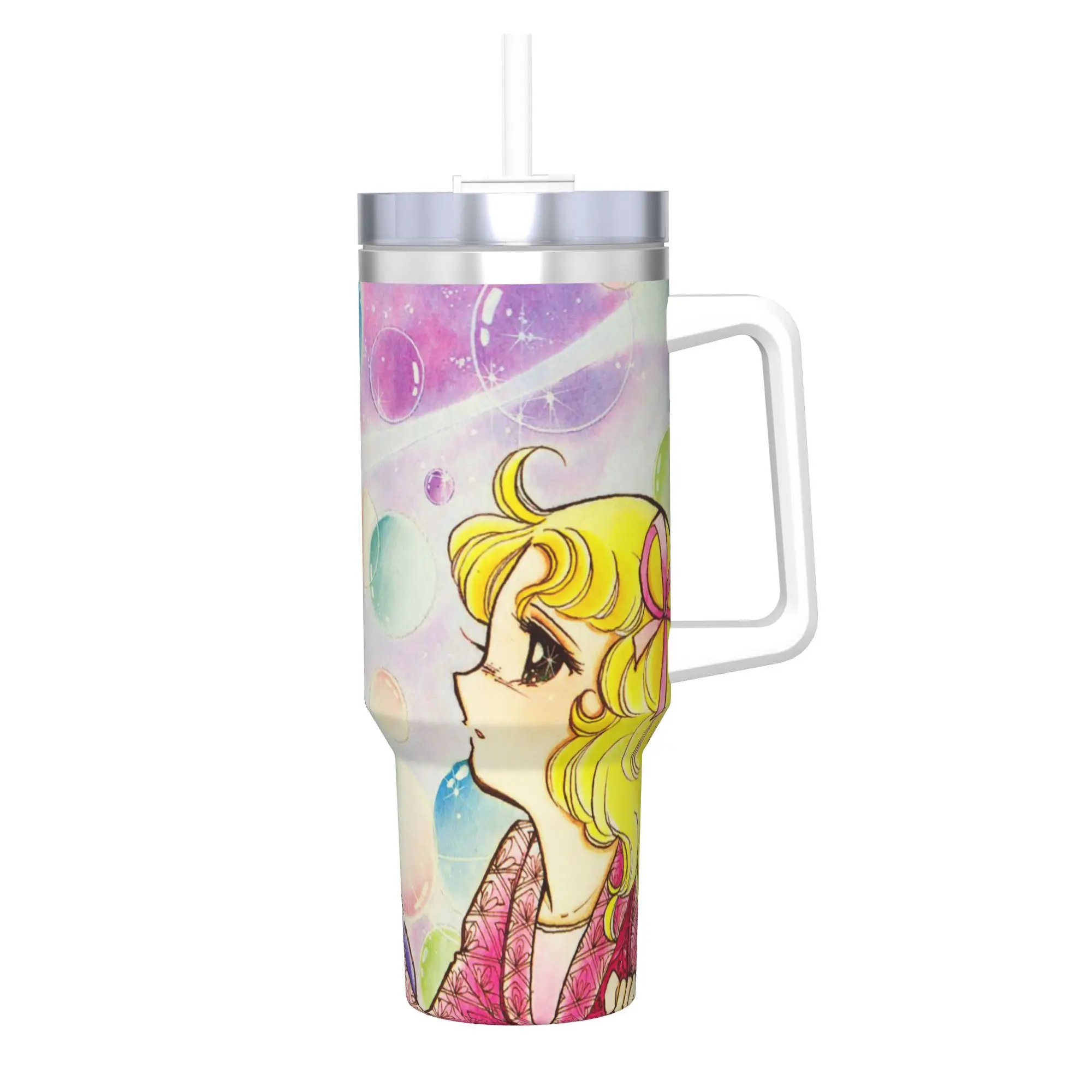 Candy Candy Anime Grandchester Tumbler Vacuum Insulated Cute Girl Thermal Cup Vacuum Flask Smoothie Tea Mugs Water Bottle, 40oz
Candy Candy Anime Grandchester Tumbler Vacuum Insulated Cute Girl Thermal Cup Vacuum Flask Smoothie Tea Mugs Water Bottle, 40oz