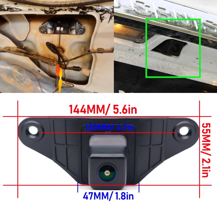 Fisheye 1080P Rear View Parking Camera For Ford Mustang GT CS 2010 2011 2012 2013 2014 HD CCD Night Vision Waterproof Car
Fisheye 1080P Rear View Parking Camera For Ford Mustang GT CS 2010 2011 2012 2013 2014 HD CCD Night Vision Waterproof Car