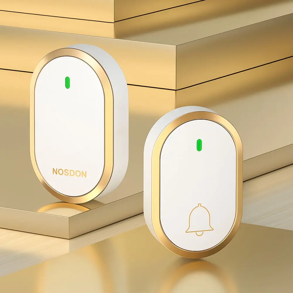 LED Flash Wireless Doorbell 300M Range 4 Adjustable Volume Waterproof Doorbell waterproof Dual Power Security Alarm
LED Flash Wireless Doorbell 300M Range 4 Adjustable Volume Waterproof Doorbell waterproof Dual Power Security Alarm