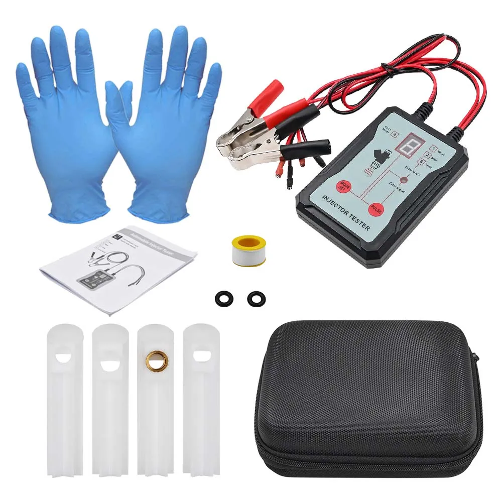 12V Upgraded Fuel Injector Tester & DIY Cleaning Tool, Test Two Injectors Simultaneously Power Drive Modefuel Injector Test
12V Upgraded Fuel Injector Tester & DIY Cleaning Tool, Test Two Injectors Simultaneously Power Drive Modefuel Injector Test