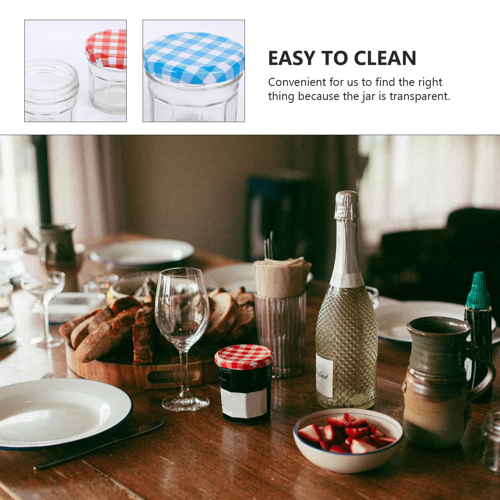 12Pcs Glass Storage Jars 100Ml Clear Thickened Food Containers for Jam Honey Pickles Dry Goods Organizers Household Pantry
12Pcs Glass Storage Jars 100Ml Clear Thickened Food Containers for Jam Honey Pickles Dry Goods Organizers Household Pantry