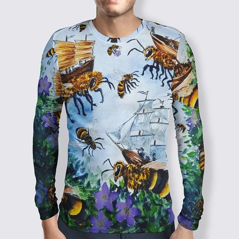Cute Honeycomb Bee 3D Printed Long Sleeve T Shirt Men Women Clothes Casual Fashion Streetwear Sports Breathable Tees Tops Male
Cute Honeycomb Bee 3D Printed Long Sleeve T Shirt Men Women Clothes Casual Fashion Streetwear Sports Breathable Tees Tops Male