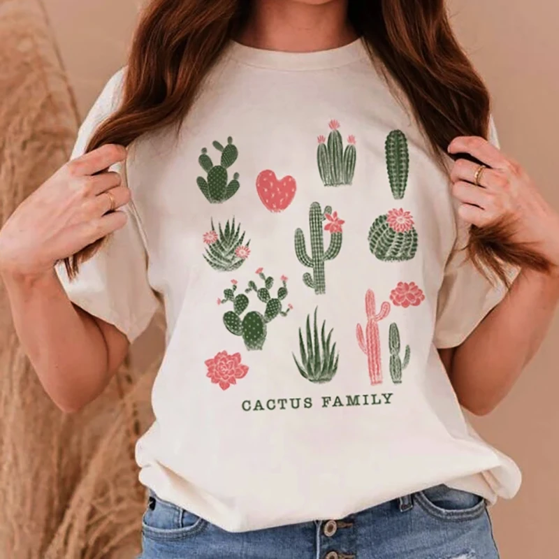 Kuakuayu HJN Cactus Family Women Vintage Succulent Plant T-shirt Summer Cute Cactus Lover Garden Tee Cottagecore Aesthetic Top
Kuakuayu HJN Cactus Family Women Vintage Succulent Plant T-shirt Summer Cute Cactus Lover Garden Tee Cottagecore Aesthetic Top