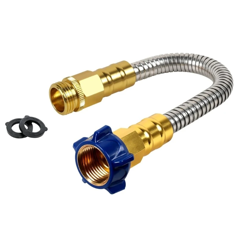 RVs Water Hose Stainless Steel Garden Hose For RVs Water Inlet Quick Disconnect
RVs Water Hose Stainless Steel Garden Hose For RVs Water Inlet Quick Disconnect