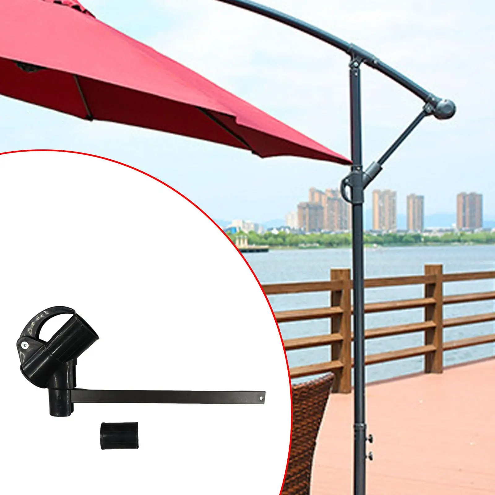 Garden Umbrella Lifting Fixed Handle Replacement Modern ABS Accessory Outdoor Parasol Support for Patio and Beach
Garden Umbrella Lifting Fixed Handle Replacement Modern ABS Accessory Outdoor Parasol Support for Patio and Beach
