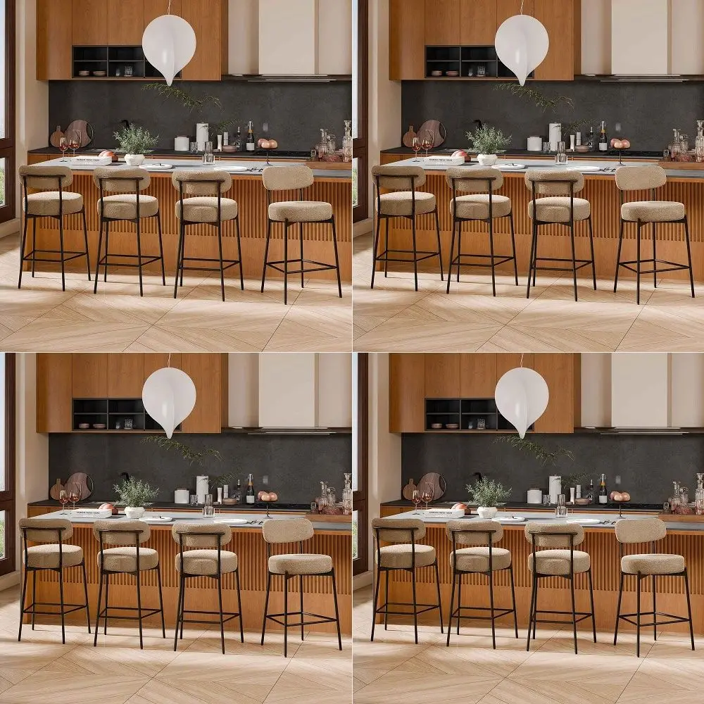 Bar Stools Set of 2 30 inch Mid Century Bar Stools with Walnut Craftsmanship, Curved Back and Arms, Upholstered Seat, Kitchen I
Bar Stools Set of 2 30 inch Mid Century Bar Stools with Walnut Craftsmanship, Curved Back and Arms, Upholstered Seat, Kitchen I